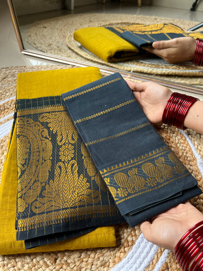 Madurai Sungudi Pure Cotton Saree - Tr 039